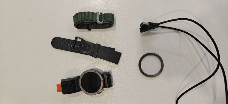 Фитнес-браслет, ремешки, наушники, усилитель, микрофон, клавиатура, блок питания 2