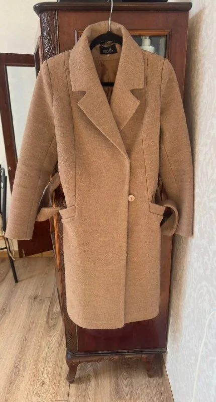 Пальто, платье, блузка, стринги, казаки, сумка, очки, туфли 1