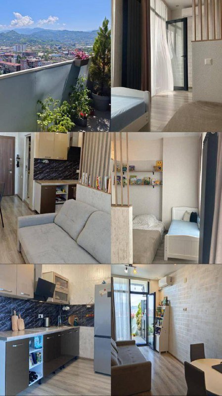 квартира студия с панорамным видом в ЖК Sunrise residence 3