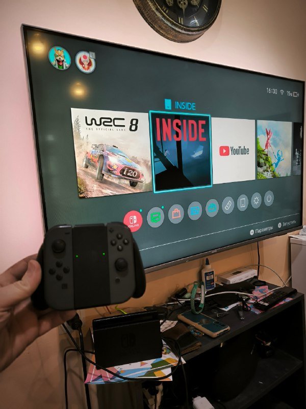 Nintendo Switch с докстанцией и картой памяти 128ГБ 4