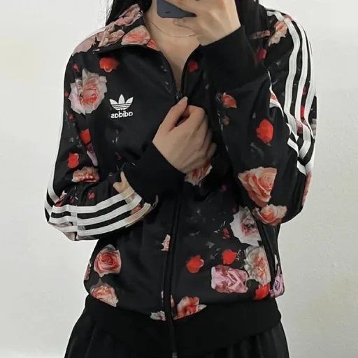 Олимпийка adidas Floral Firebird Roses