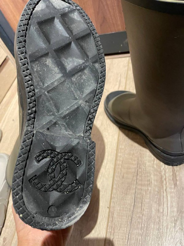 Резиновые сапоги Chanel, размер 36 3