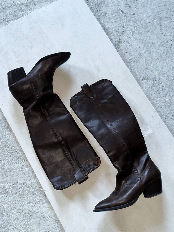 сапоги 37/38 размер бархат кожа замш 4