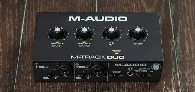 Звуковая карта M-Audio M-track duo 2 канала