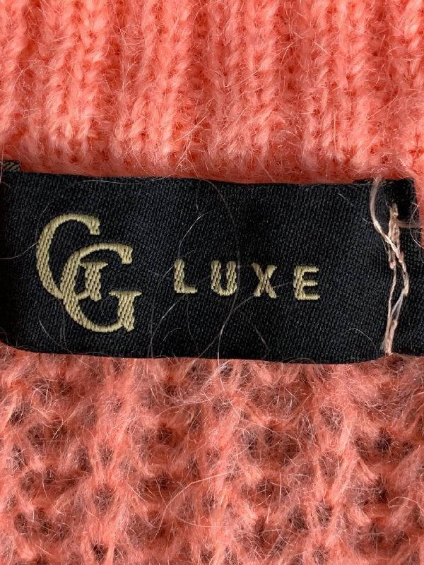 Жилет GG LUXE Коралловый Мохер оверсайз 3