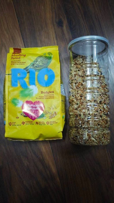 Клетка, корм Rio, чехол, игрушки для попугайчика 4