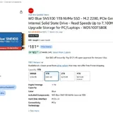 SSD M2 NVMe WD Blue SN5100 1TB 1