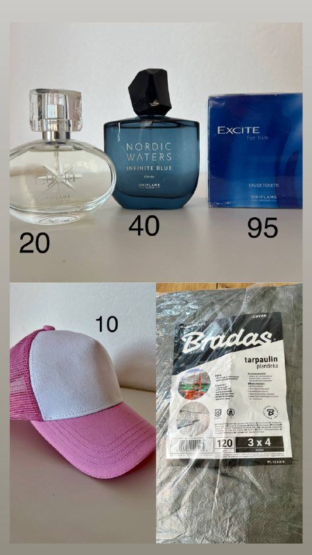 Духи Lucia 50 мл, Nordic Waters Infinite Blue 75 мл, Dima Bilan Excite 75 мл
