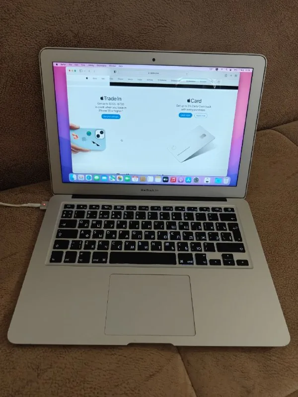 Macbook Air 2017, зарядное устройство 1