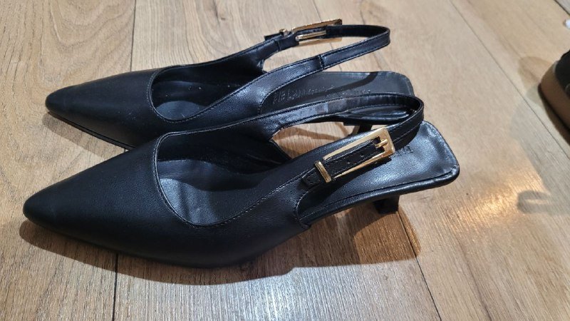 Чёрные женские туфли 38 размер 2
