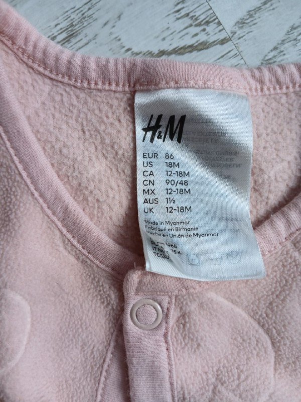 Тонкие пижамы, теплый комбинезон H&M, велюр и тонкие комбинезоны для детей 6