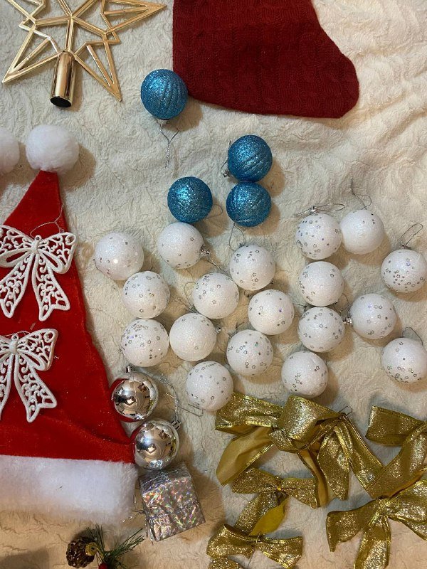 Новогодние рождественские украшения игрушки 6