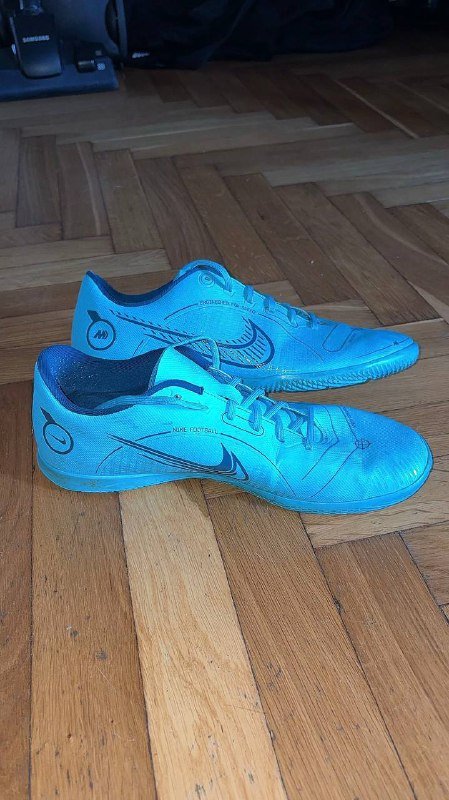 Футбольные бутсы Nike Mercurial Vapor 14 Club IC синие 2