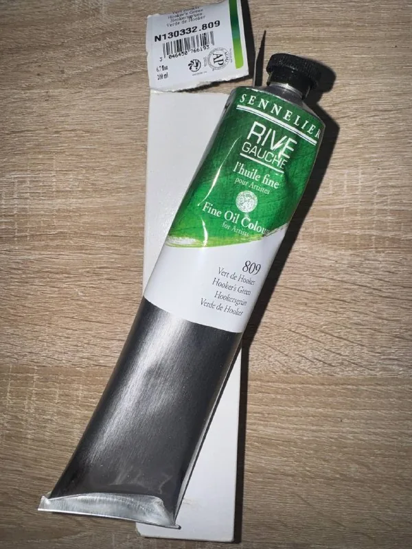 Масляная краска Sennelier Rive Gauche, Hooker’s Green