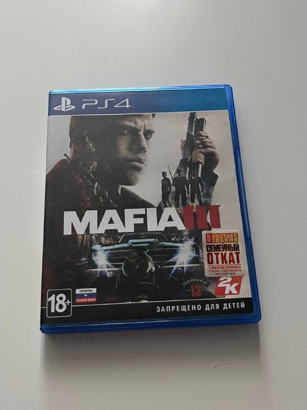диск Playstation PS4 Mafia 3