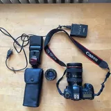 Фотоаппарат Canon 6D, объектив 24-105 мм, Zenit Helios 77M-4, вспышка Speedlite 580EX 1