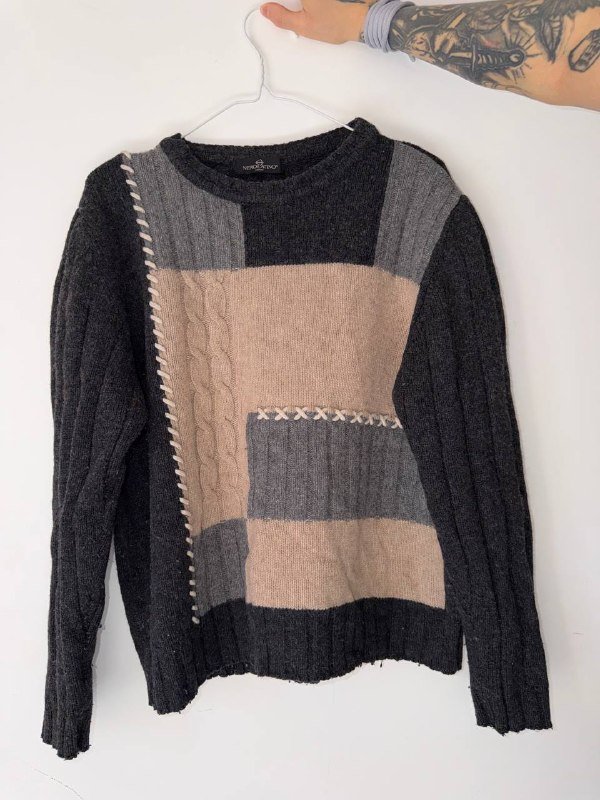 свитер теплый размер М