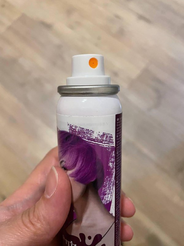 Краска-спрей для волос фиолетовый 2