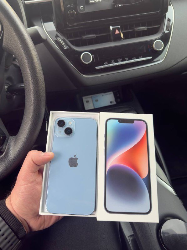 iPhone 14 синий 128 ГБ