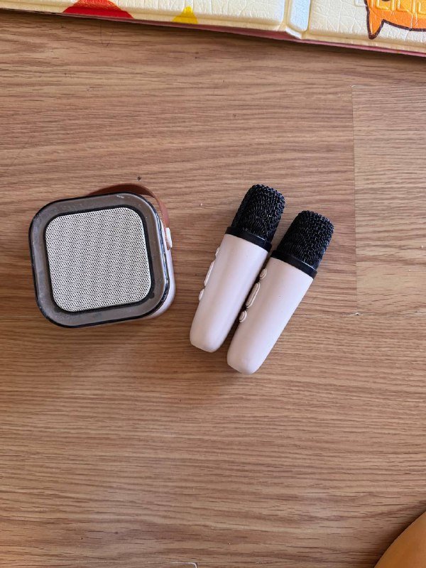 Детская беспроводная караоке система с двумя микрофонами 3