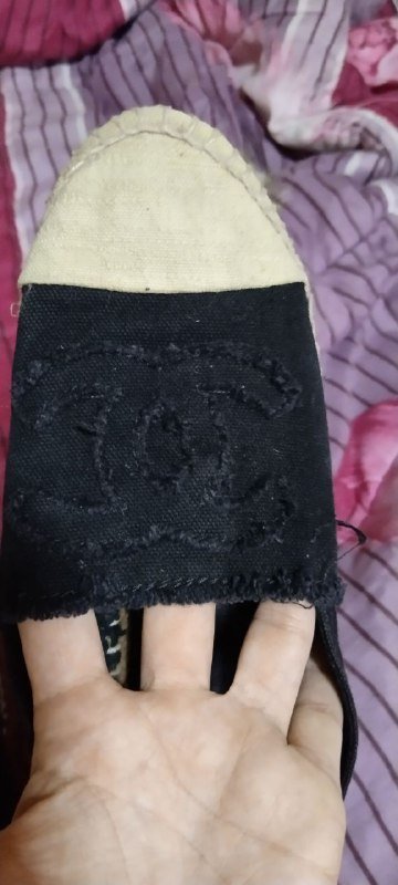 Черные текстильные эспадрильи 39 размер 4