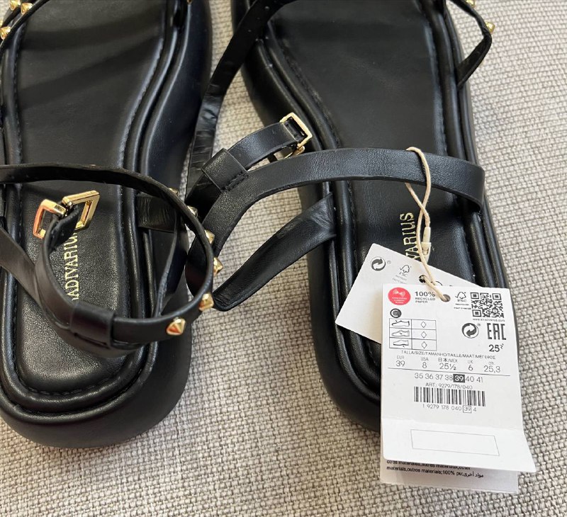 Босоножки из натуральной кожи, Босоножки Stradivarius 8