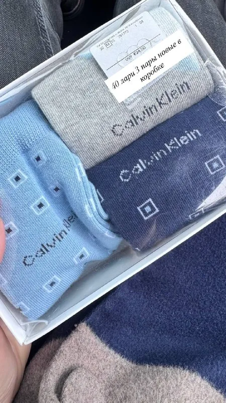 Носки Calvin Klein, 3 пары 1