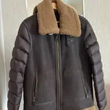 Мужская комбинированная дубленка BLAUER USA 2