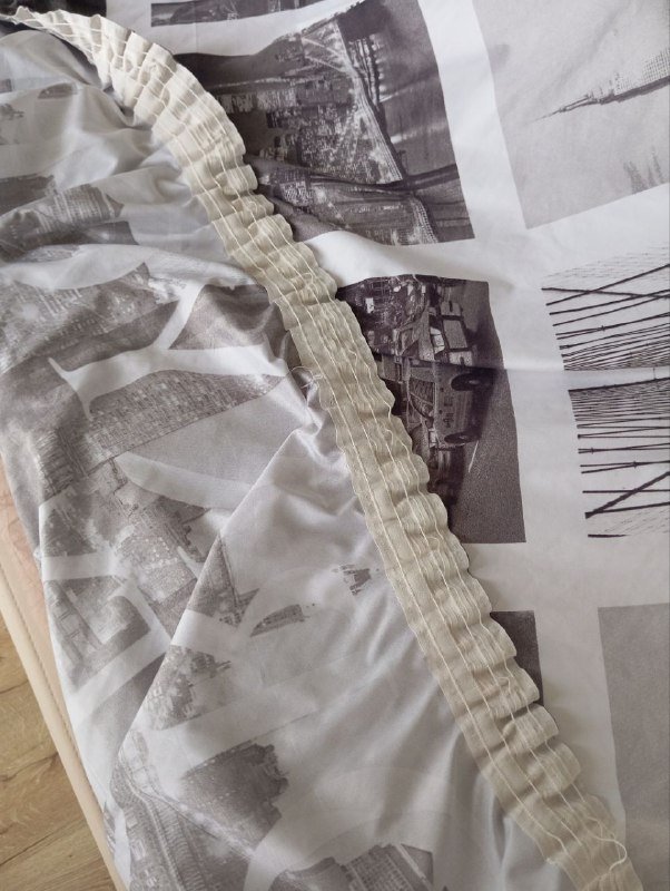 Шторы New York чёрно-белые 2 шт 2