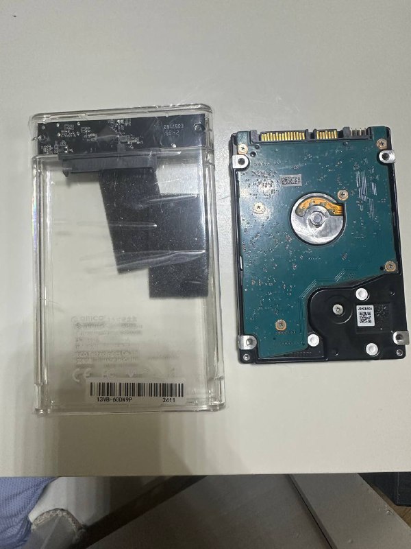 Жёсткий диск Toshiba 1 TB с корпусом Orico USB 3.0