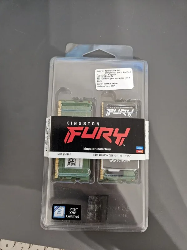 оперативная память Kingston Fury SODIMM DDR5 64GB 1