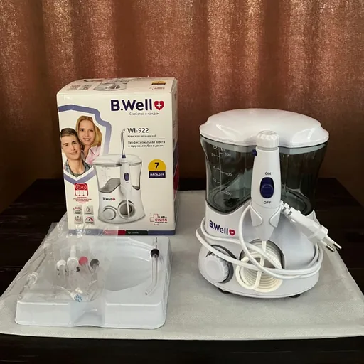 Ирригатор B.Well WI-922, межзубные ершики, воск для брекетов, эластики