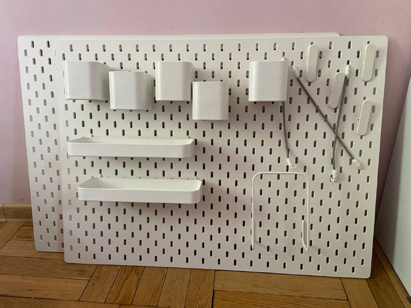 Система хранения skadis IKEA 2 панели с аксессуарами