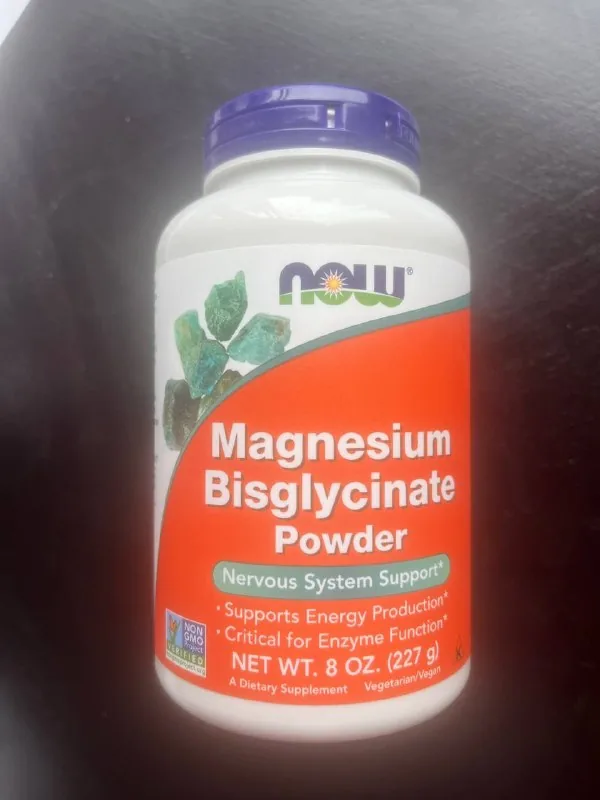 Порошок магния NOW Magnesium Bisglycinate