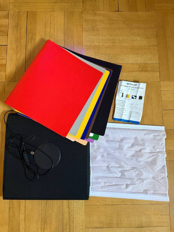 фотобокс с подсветкой и множеством цветов фонов 2