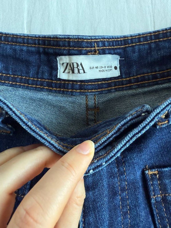 Джинсы Zara чернильный синий 40 EUR 2