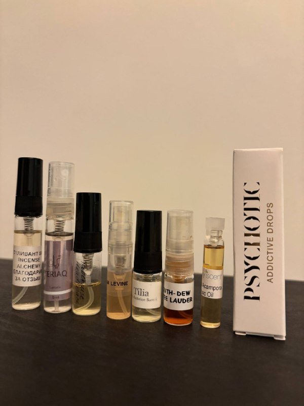 Отливанты духов Addictive Drops Psychotic London и др.