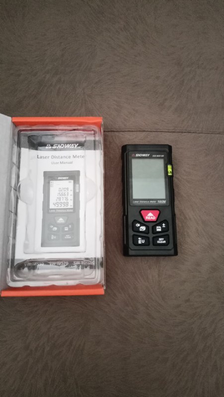 Лазерная рулетка дальномер SNDWAY SW-MS 100 метров 2
