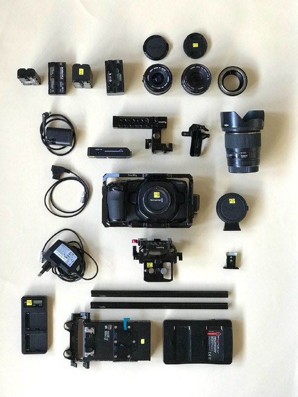 BMPCC4K камера комплект, оптика Sigma и Canon