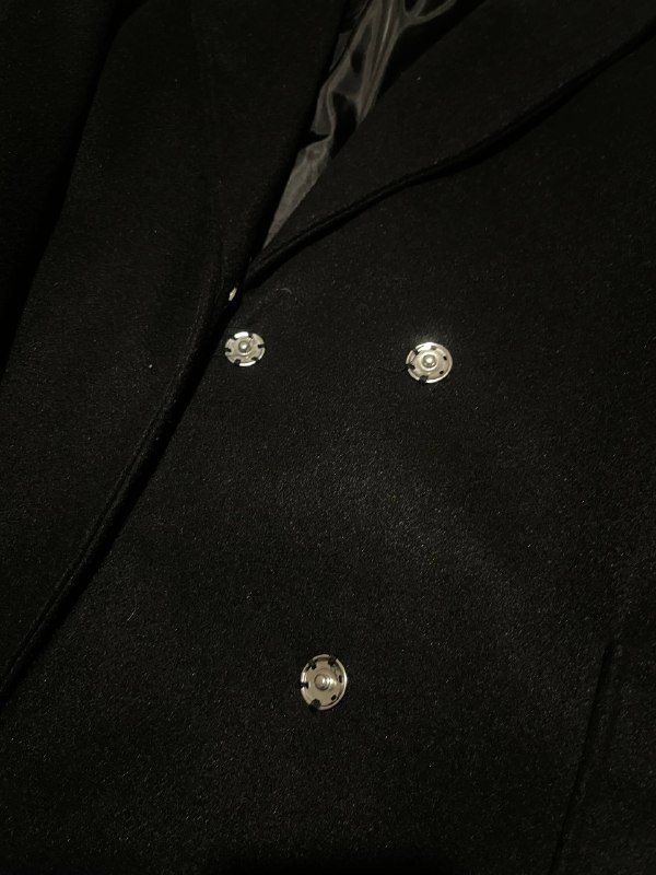 Классическое пальто длинное с поясом размер L