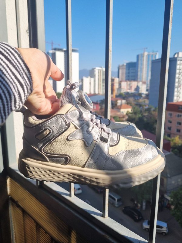 Обувь 31 размер серые и черные 2