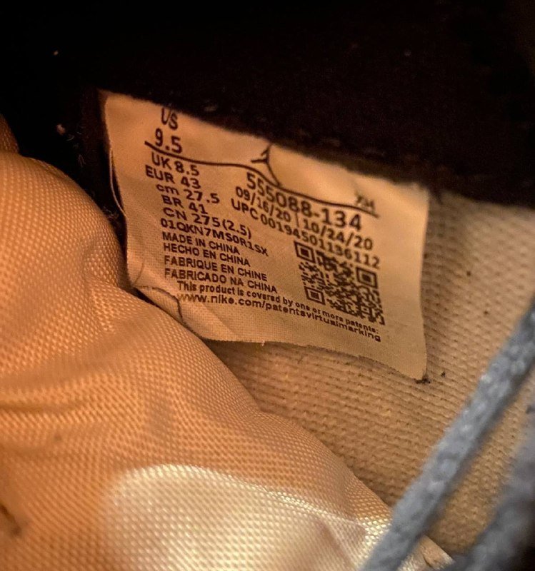 Air Jordan 1 Retro кроссовки мужские 3