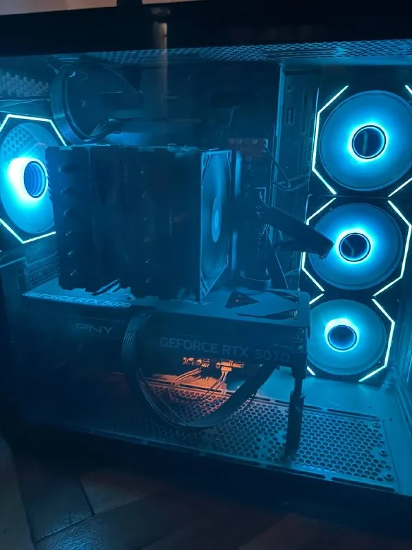 სათამაშო კომპიუტერი Ryzen 5 7600X RTX 5070