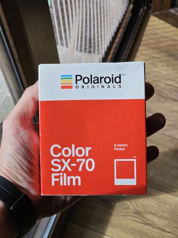 Polaroid Color SX-70 Film 8 фотокарточек