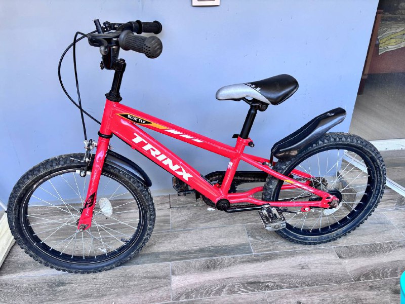 Детский велосипед Trinx 4-7 лет с боковыми колесами 4