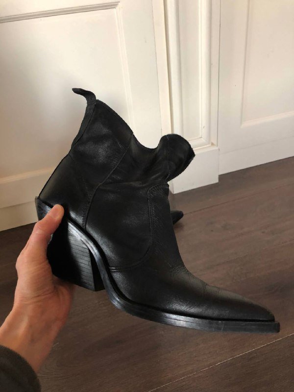 кожаные ботильоны Zara 38 размер 2