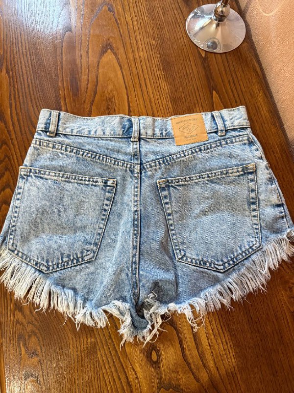 Джинсовые шорты Pull&bear, шорты белые Zara размер 34 2