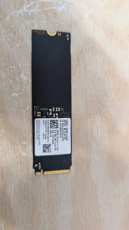 SSD диск Samsung PM991 512GB M.2 2280 PCIe 3.0 1