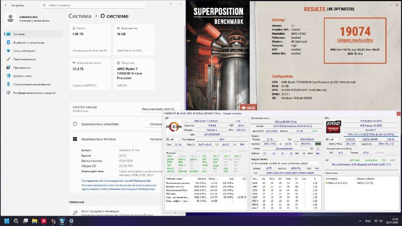 AirPods Pro (1 Gen.) оригинал, полный комплект 3