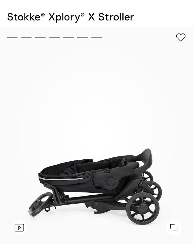 Оригинальная коляска Stokke Xplory X, люлька, прогулочный блок, дождевики 6